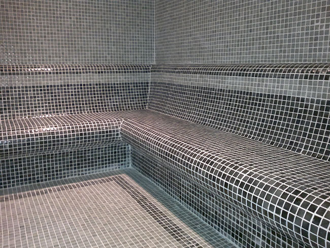 Buhar Odas Gri Mozaik 1, Buhar Banyolar