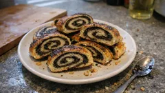 Yumuşacık Haşhaşlı Çörek: Rulo Sarımıyla Tepside Kolay Tarif