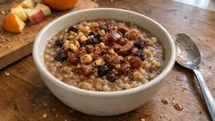 Karabuğdaylı aşure tarifi: glutensiz, rafine şekersiz ve bal ile