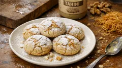 Kadayıflı tahinli kurabiye: Dışı çıtır, içi yumuşak çay saati tarifi
