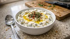 Köz patlıcanlı haydari: süzme yoğurtla kıvamı tam yerinde meze tarifi