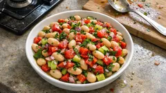 Kuru Fasulye Salatası: Zeytinyağı-Limon Soslu, Ferah ve Tok Tutan Tarif