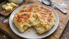 Fırınsız tavada mayalı katmer: tel tel ayrılan, içi yumuşacık kahvaltılık