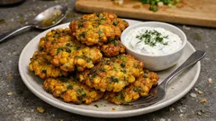 Dışı çıtır, içi yumuşacık mısır mücveri: konserve mısırla 15 dakikada