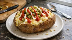 Evde Ortaköy usulü kumpir: tereyağı ve kaşarla tam kıvamında