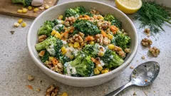 Yoğurtlu cevizli brokoli mezesi: diri brokoliyle kıvamı tam tutan tarif