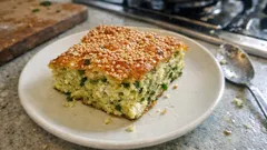 Yufkasız Üsküp Böreği: Kabaklı, peynirli, tek kapta karıştır—fırına ver