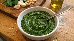 Hesaplı vegan pesto tarifi: 5 dakikada rondoda, pişirmeden hazır