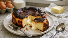 Tabansız San Sebastian cheesecake: üstü karamelli, içi kremsi kıvamıyla tam kararında