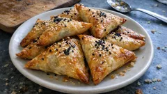 Kıymalı muska böreği: hazır yufkayla kat kat çıtır çıkan pratik fırın tarifi