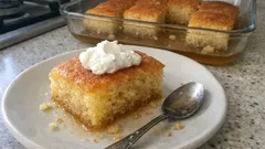 Borcamda Sünger Tatlısı: Şerbeti İçine Çeken Puf Puf Tarif