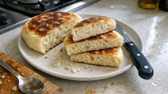 Mayasız tava ekmeği tarifi: tek kapta karışıyor, tavada yumuşacık pişiyor