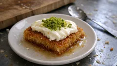 Muffin kalıbında porsiyonluk kaymaklı kadayıf: dışı çıtır, içi yumuşacık