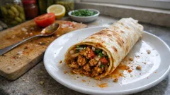 Evde tavuk tantuni dürüm: tavuğu kurutmayan haşlama + tavada çevirme yöntemi