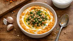 Bal Kabağı Tarator: Sarımsaklı Yoğurtla Ferah Bir Meze (Sulanmadan Kıvamlı)