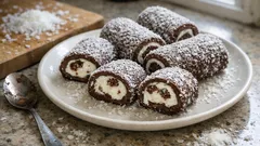 Kakaolu Sadrazam Lokumu: borcamda kolay rulo tatlı (çatlamadan sarmanın püfleriyle)