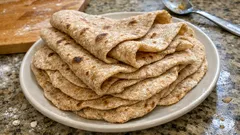 Mayasız Tam Buğday Lavaş Tarifi: Tavada 10 Dakikada Yumuşacık Lavaş