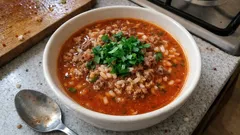 Tek tencerede kıymalı pirinç çorbası: salçayla lezzeti oturan doyurucu ev çorbası