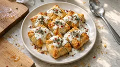 Hamur açmadan mantı keyfi: Fırında milföy mantı tarifi