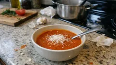 Fırında közlenmiş domates çorbası: klasik domates çorbasından daha yoğun lezzet