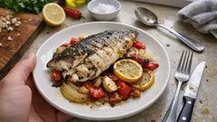 Tek tepside fırında sebzeli uskumru: kokusu az, lezzeti bol bir akşam yemeği