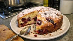 Yoğurtlu kirazlı kek tarifi: her dilimde meyve sürprizi, yumuşacık doku