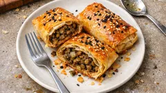 Maden sodalı sosla çıtır mercimekli börek: kıymasız ama çok doyurucu