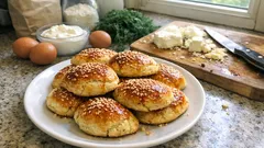 Mayasız sirkeli poğaça tarifi: kıyır kıyır doku, 25 dakikada fırından