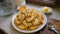 Pastane usulü çatal kurabiye: kıyır kıyır doku için un ayarını böyle yapın