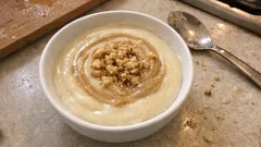 Tahinli Saray Muhallebisi: ipeksi kıvam için unu böyle kavurun