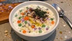 Yaz için ferah seçenek: Yoğurtlu makarnalı soğuk çorba tarifi