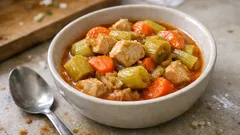 Tek tencerede tavuklu pırasa yemeği: hafif, sulu ve tam kıvamında