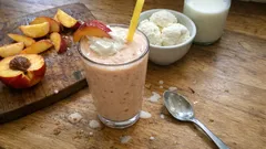 Buz gibi nektarinli milkshake: 5 dakikada yoğun kıvamlı ev yapımı tarif