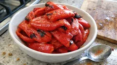 Fırında kapya biber közleme: Poşette 20 dakikada kolay soyulan yöntem