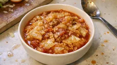 Tek tencerede pirinçli kapuska tarifi: az yağla tam kıvamında