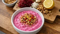 Yoğurtlu Pancar Mezesi: Soğanla Kavurup Cevizle Tam Kıvamında Hazırlayın