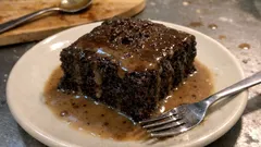 Kahveli ıslak kek tarifi: borcamda tam kıvamında, yumuşacık ve dağılmayan