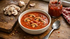 Kremasız ama yumuşacık: Mantarlı domates çorbası nasıl tam kıvamında olur?