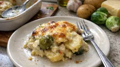 Fırında Brüksel Lahanası Graten: Patatesli, kaşarlı ve tam kıvamında