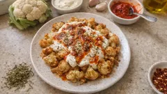 Yoğurtlu karnabahar kavurması: sarımsaklı yoğurt ve salçalı sosla tam kıvamında