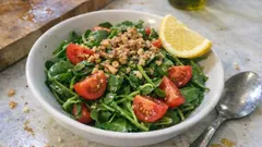 Yoğurtsuz cevizli semizotu salatası: zeytinyağı ve limonla hafif, ferah tarif