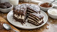 Fırınsız Bisküvili Balerin Pasta: krem şantili, 4 saatte tam kıvam