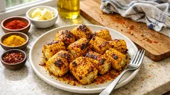 Tek tepside fırında soslu mısır: dışı hafif çıtır, içi sulu