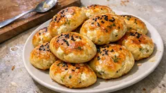 Yoğurmadan kaşıkla: puf puf kabaran kaşık poğaçası tarifi