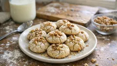 Katı yağsız sütlü kurabiye tarifi: dışı kıyır, içi yumuşacık