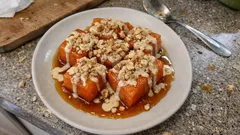 Fırında Tahinli Kabak Tatlısı: Şekerle Beklet, Fırına Ver—Şerbeti Kendi Oluşsun