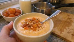 Sadece 2 malzemeyle kayısı uyutması: fırınsız, hafif ve ipeksi sütlü tatlı