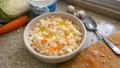 Lahana Tarator: Sarımsaklı yoğurtla ferah, pratik meze tarifi