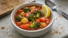 Tencerede Brokoli Yemeği: Patates ve Havuçla Tam Kıvamında, Limonla Ferah