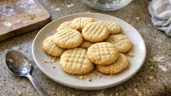 Ağızda dağılan vanilyalı kurabiye: unu kontrollü ekleyince hep yumuşak kalıyor